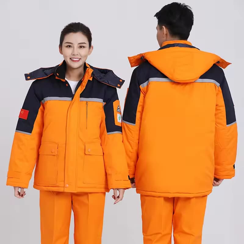 Factory Sales Cold Resistant Fashion Breathable Winter Work Clothes for Men